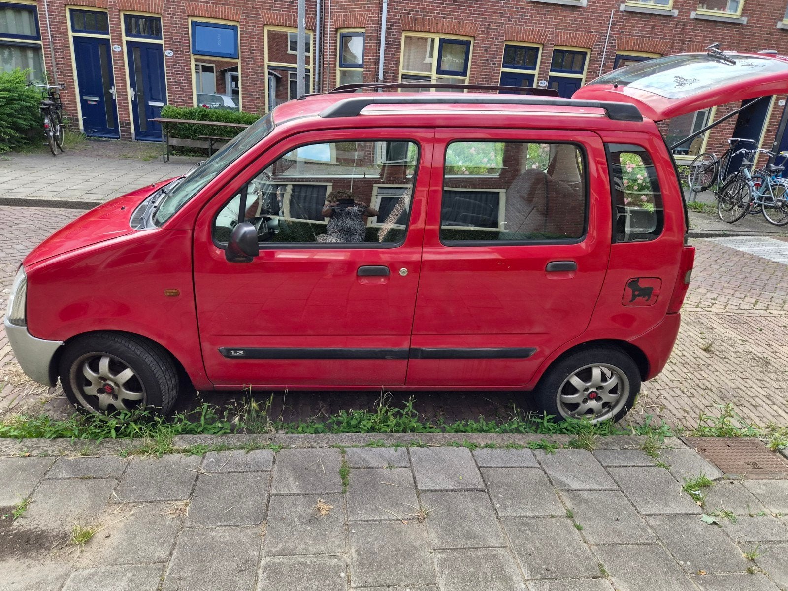 Suzuki 2003 Rood, Auto's, Suzuki, Automaat, Stof, 40 €/maand, 1328 cc