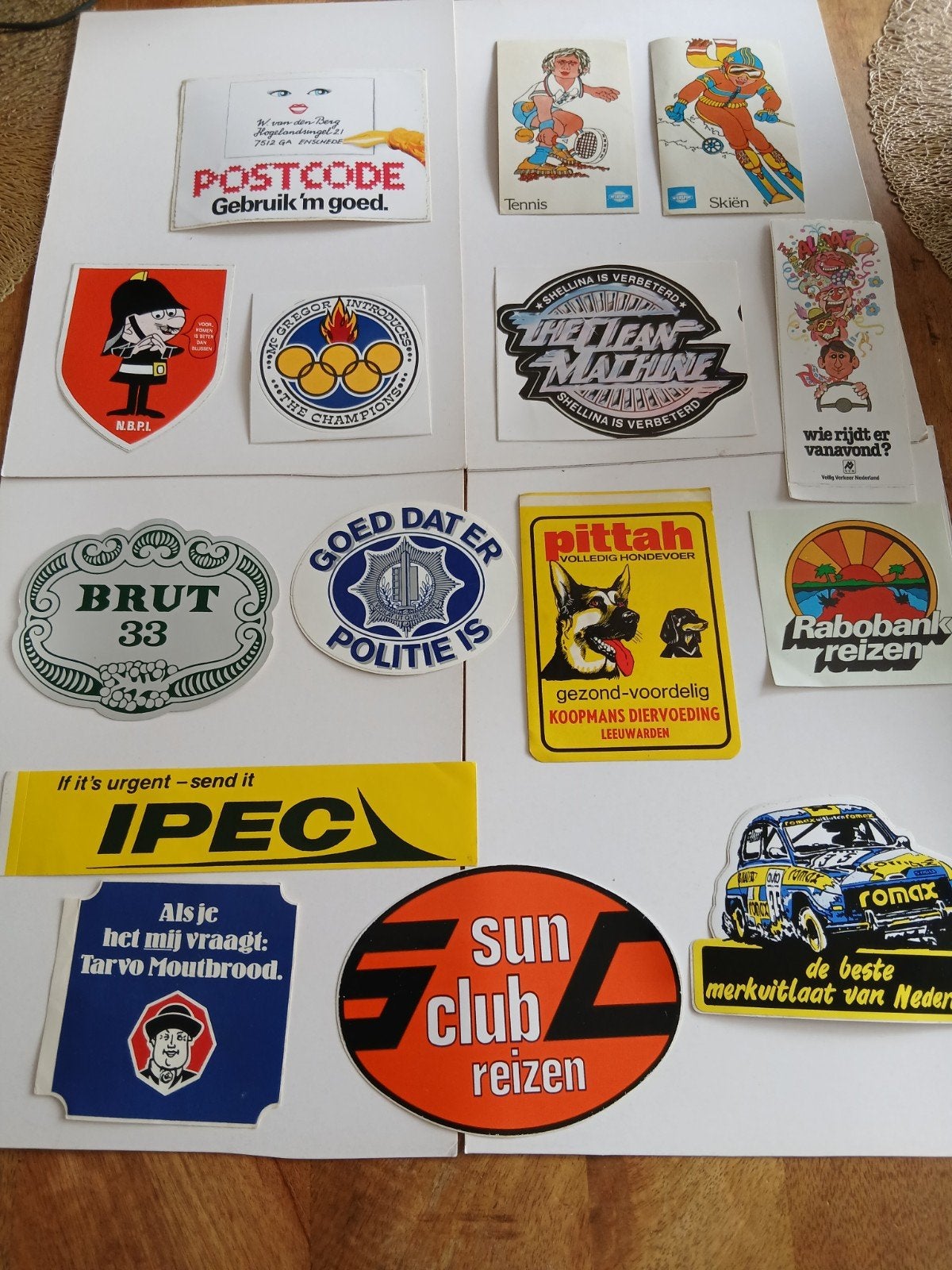 Stickers vintage 6, Verzamelen, Stickers, Ophalen of Verzenden, Zo goed als nieuw