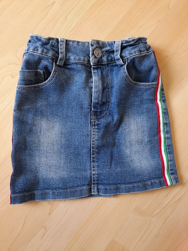 SPIJKER ROK MET BIES AAN BEIDE ZIJKANTEN MAAT 116 / 122, Ophalen of Verzenden, Zo goed als nieuw, Meisje, Jurk of Rok