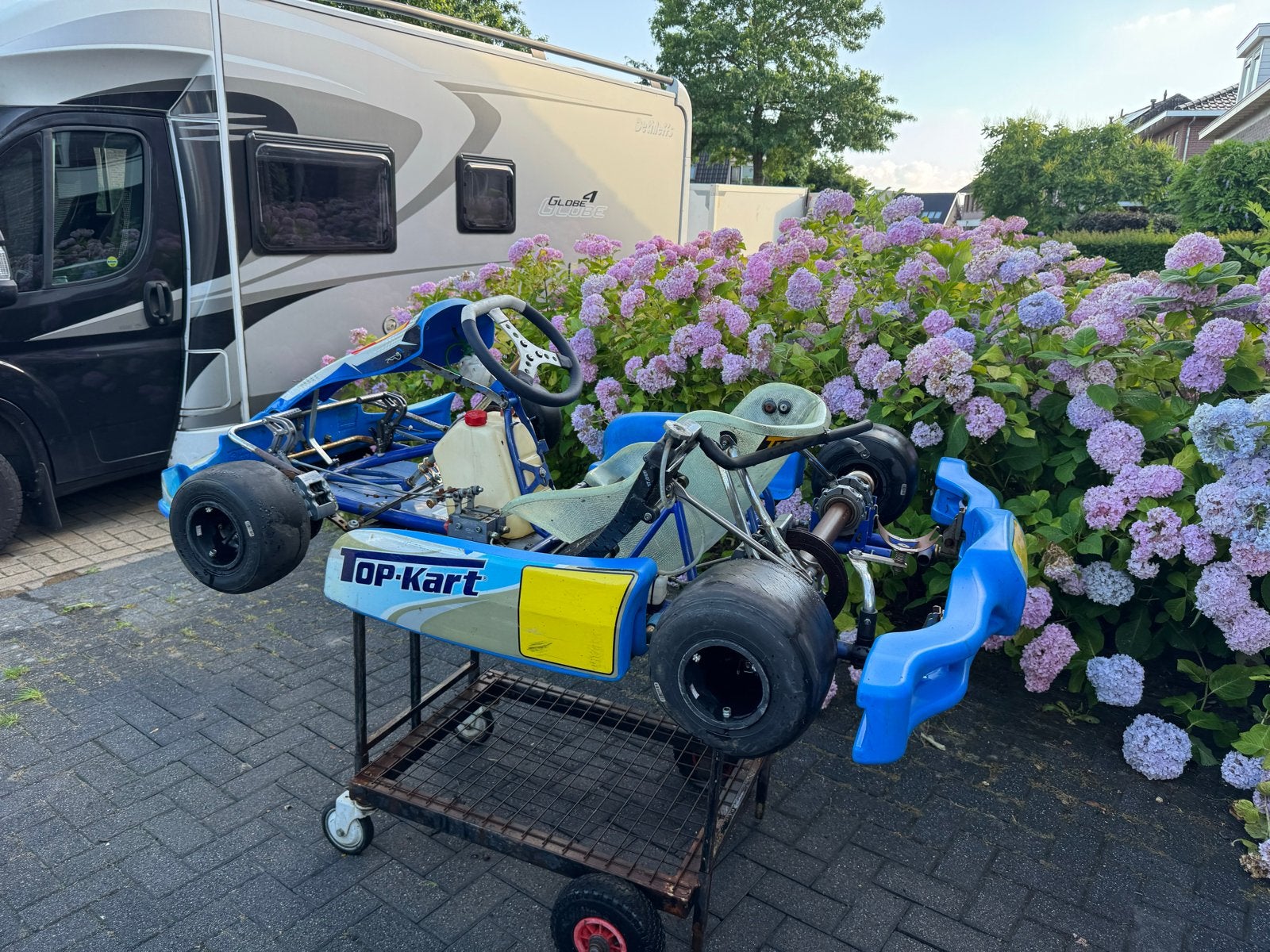Top-Kart rollend schakel chassis, Sport en Fitness, Karting, Ophalen, Gebruikt, Kart