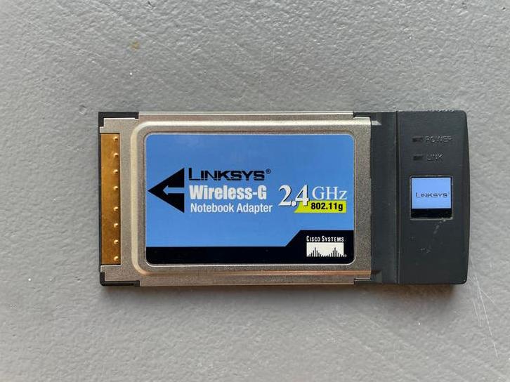 Linksys Wireless-G Notebook Adapter WPC54G v1.2, Ophalen of Verzenden, Gebruikt