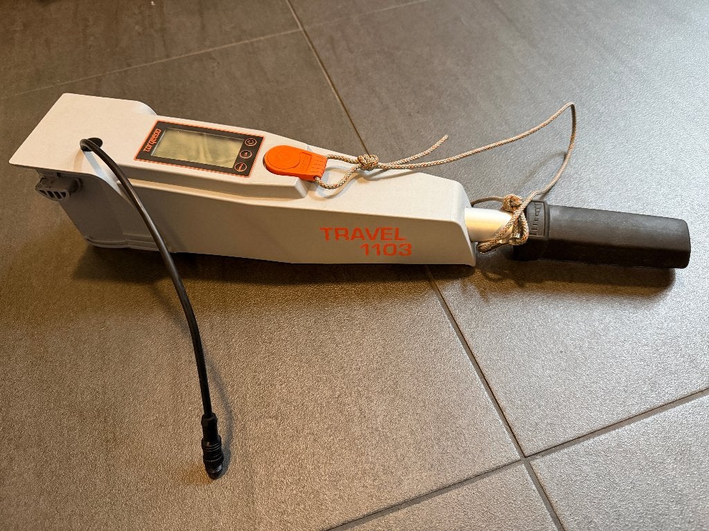 Torqeedo helmstok voor Travel 603/1103 met magneetsleutel, Ophalen, Gebruikt, Motor en Techniek