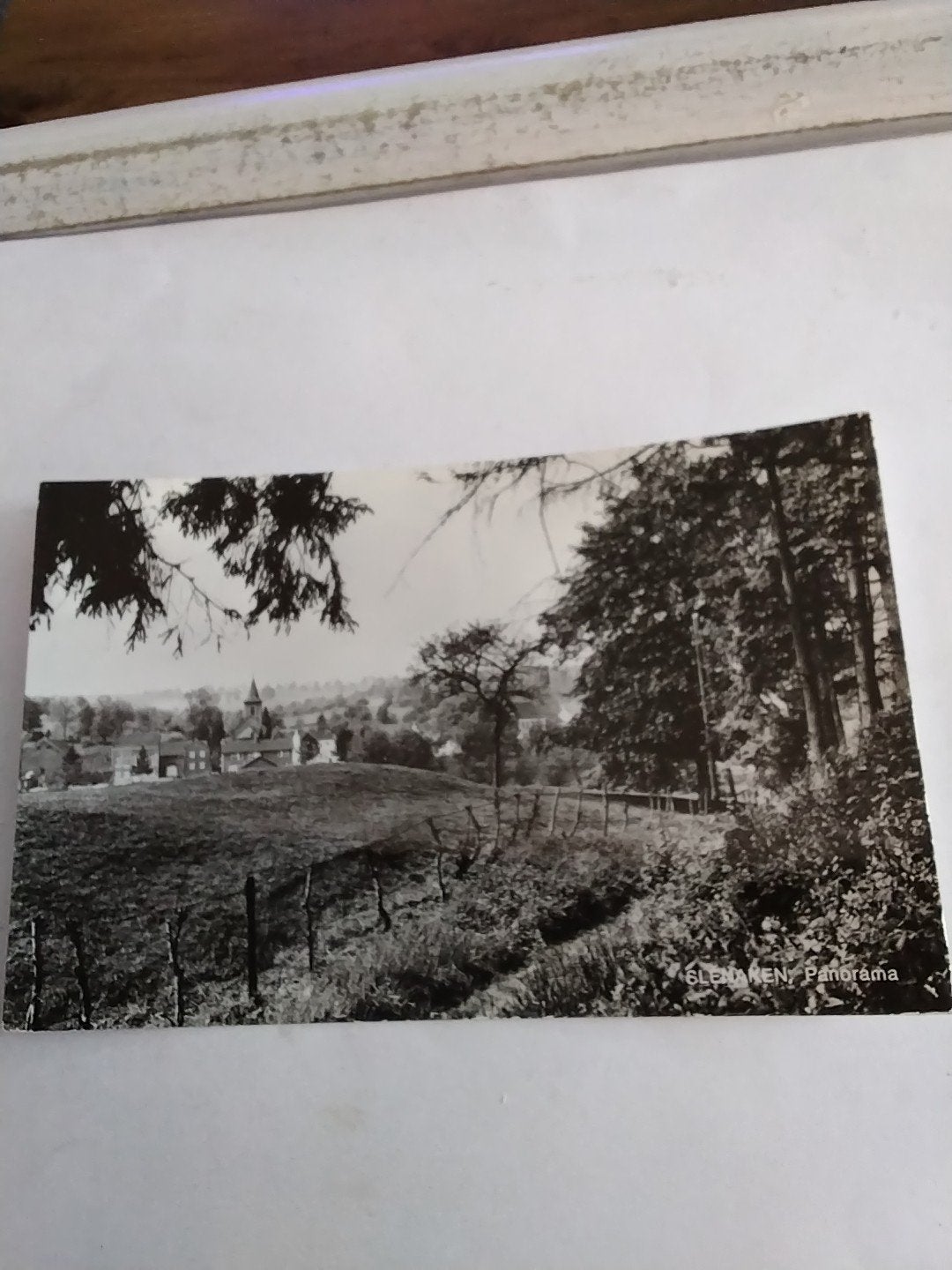 Oude zwart-wit ansichtkaart van Slenaken, Panoráma, Verzamelen, Ophalen of Verzenden, Voor 1920, Gelopen