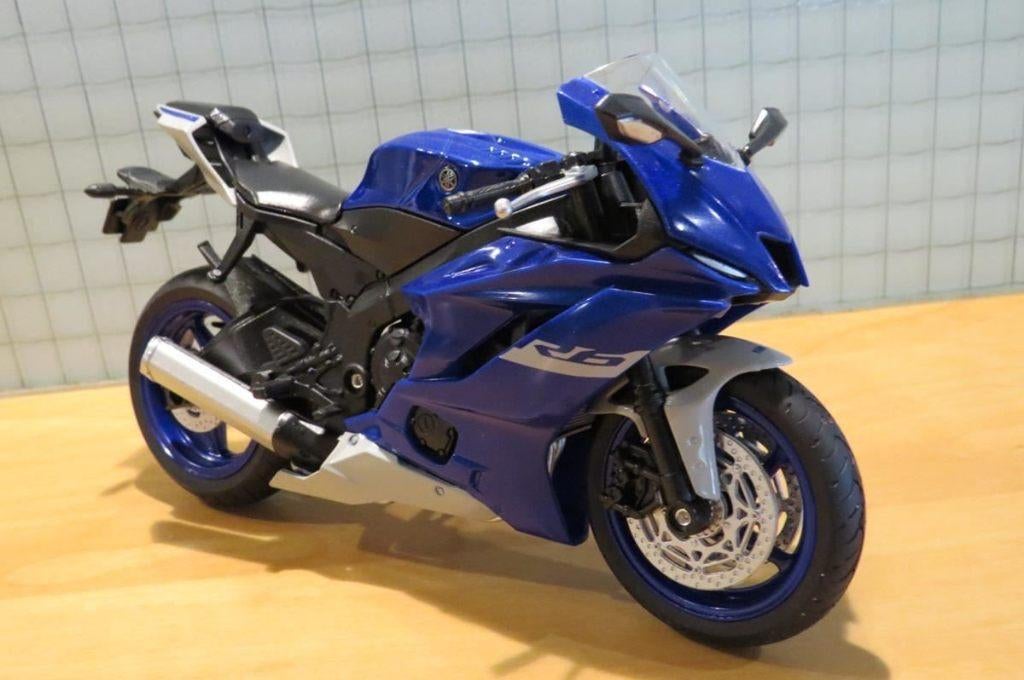Yamaha YZF-R6 1:12 blue 62201 Welly, 5657 ES  Eindhoven Nederland, Nieuw, Ophalen of Verzenden, Motor