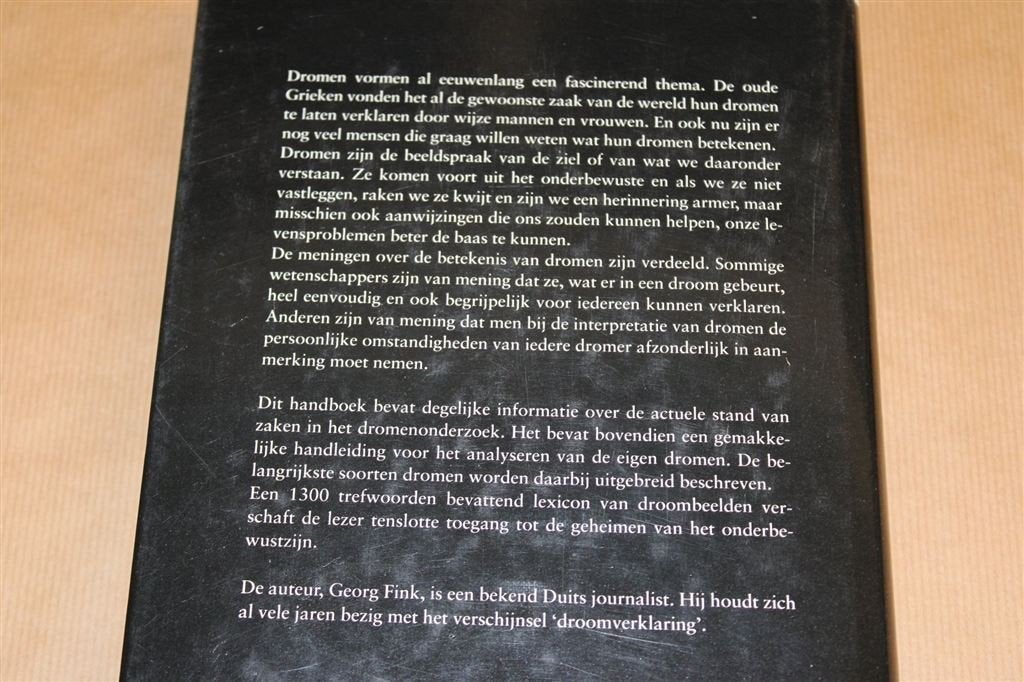 Dromen Encyclopedie — Beeldentaal Droomwereld A-Z, Boeken, Ophalen of Verzenden, Gelezen, Overige onderwerpen, Achtergrond en Informatie