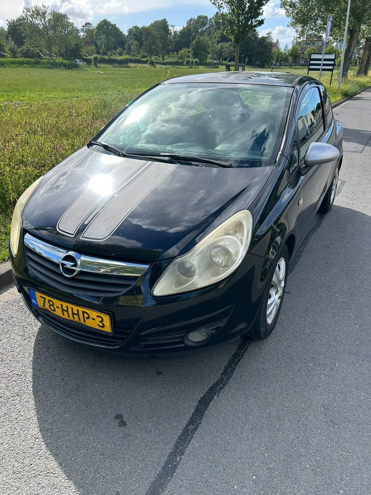Opel Corsa 2008 Zwart, Auto's, Zwart, 1364 cc, Particulier, Corsa