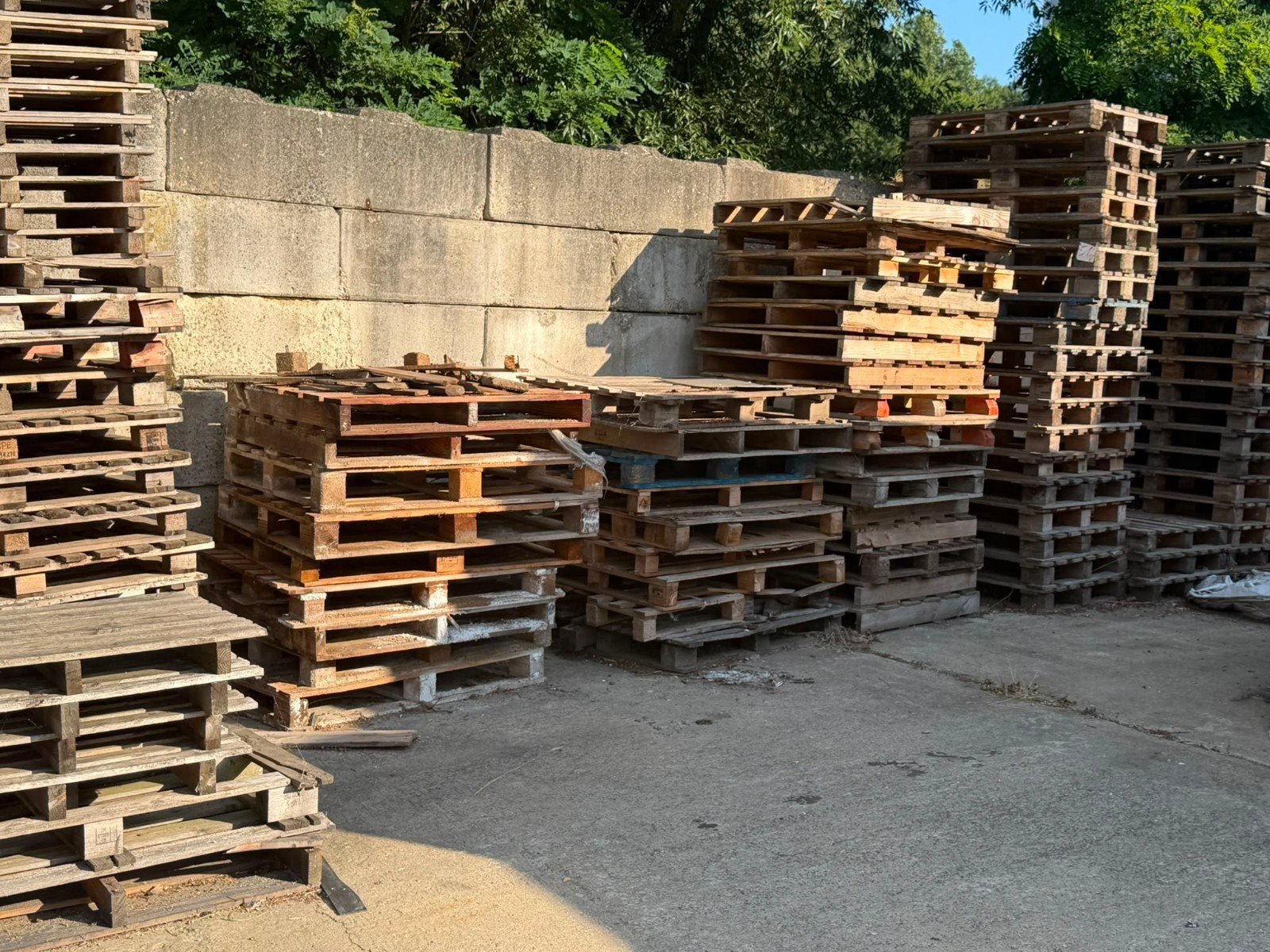 Diverse partij gebruikte pallets, Doe-het-zelf en Verbouw, Kratten en Dozen, Ophalen, Gebruikt, 100 cm of meer, 60 cm of meer