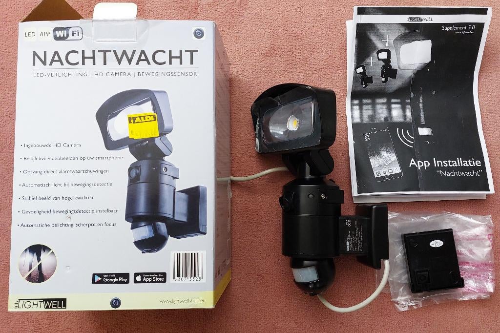 BEWAKINGSCAMERA, VOOR BUITEN, Overige merken, Ingebouwde lamp, Camera, Nieuw