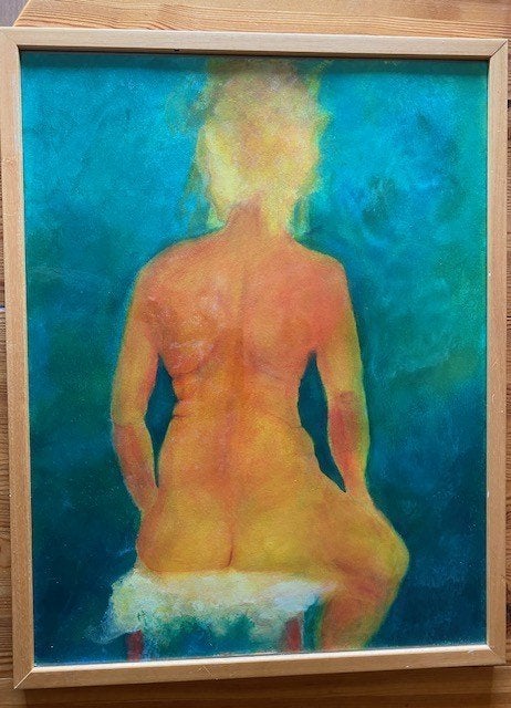 schilderij, Ophalen, Origineel werk, Portret of Personen, Papier
