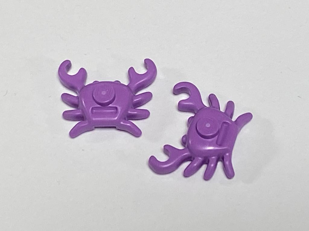 Partij Lego 2x nieuwe krab / crab (verschillende kleuren), Overige thema's, Lego, Overige typen, Nieuw