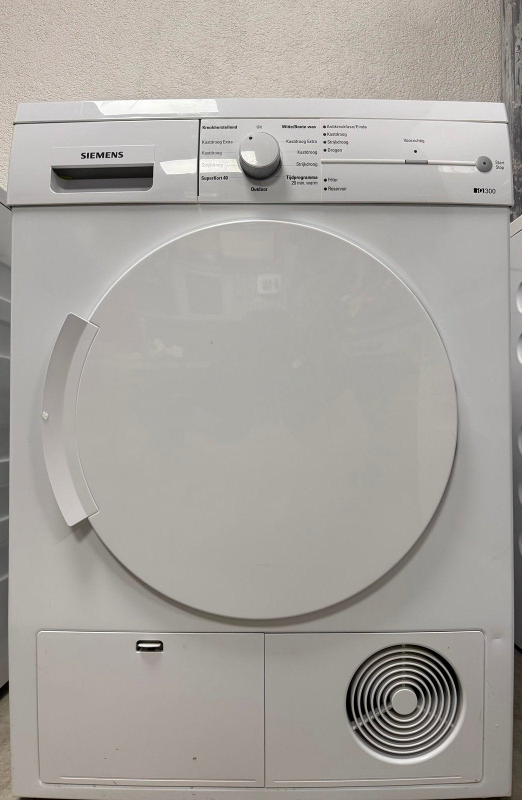 Siemens Condensdroger, Ophalen, 6 tot 8 kg, Gebruikt, Voorlader