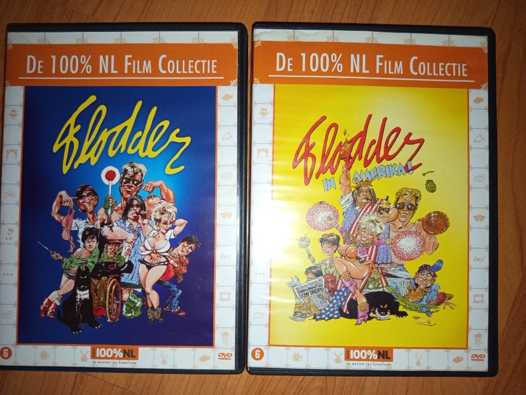 Flodder & Flodder in Amerika ֎ Nelly Frijda, Huub Stapel, Vanaf 12 jaar, Ophalen of Verzenden, Gebruikt, Komedie