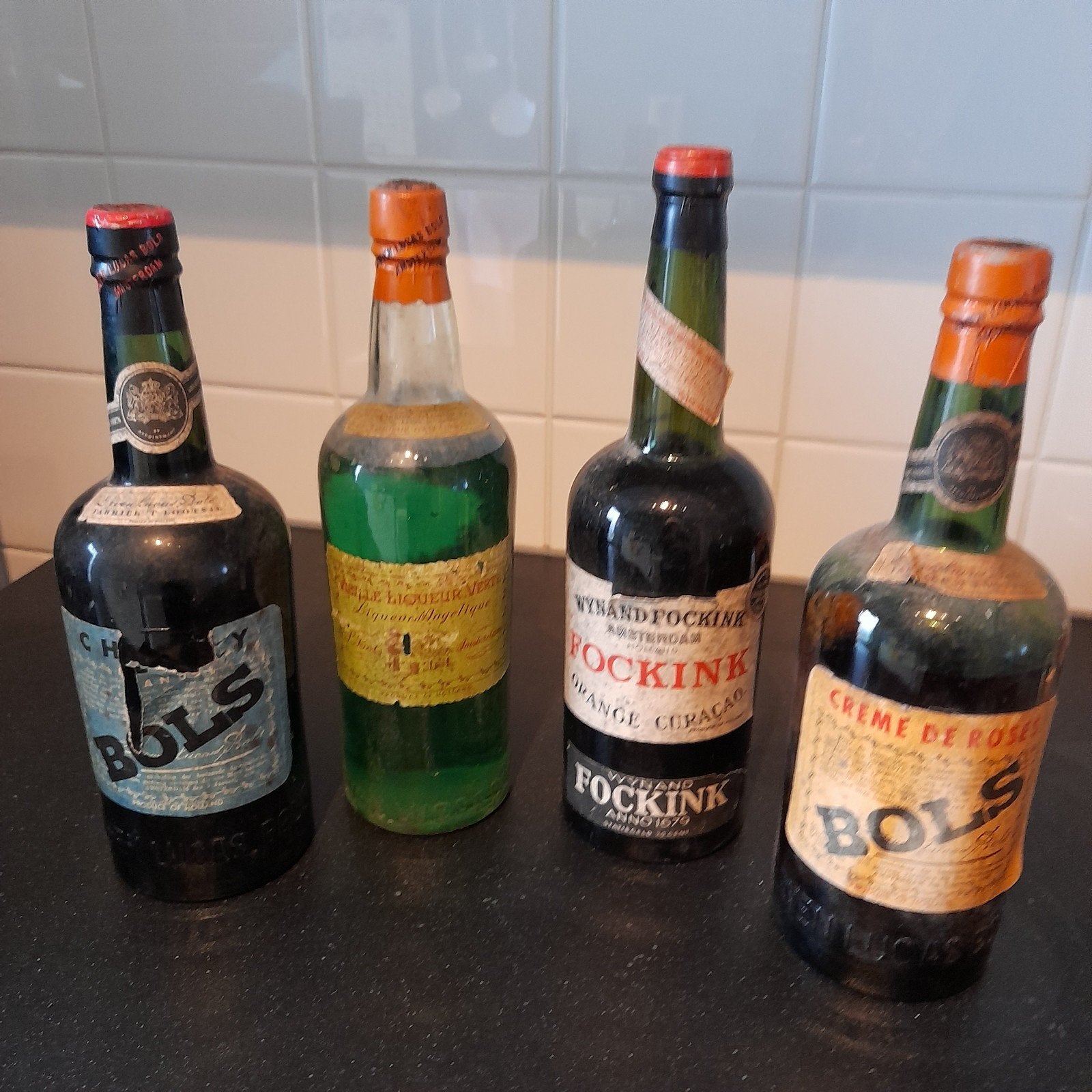 gevulde oude drank flessen Bols, Verzamelen, Ophalen, Overige typen