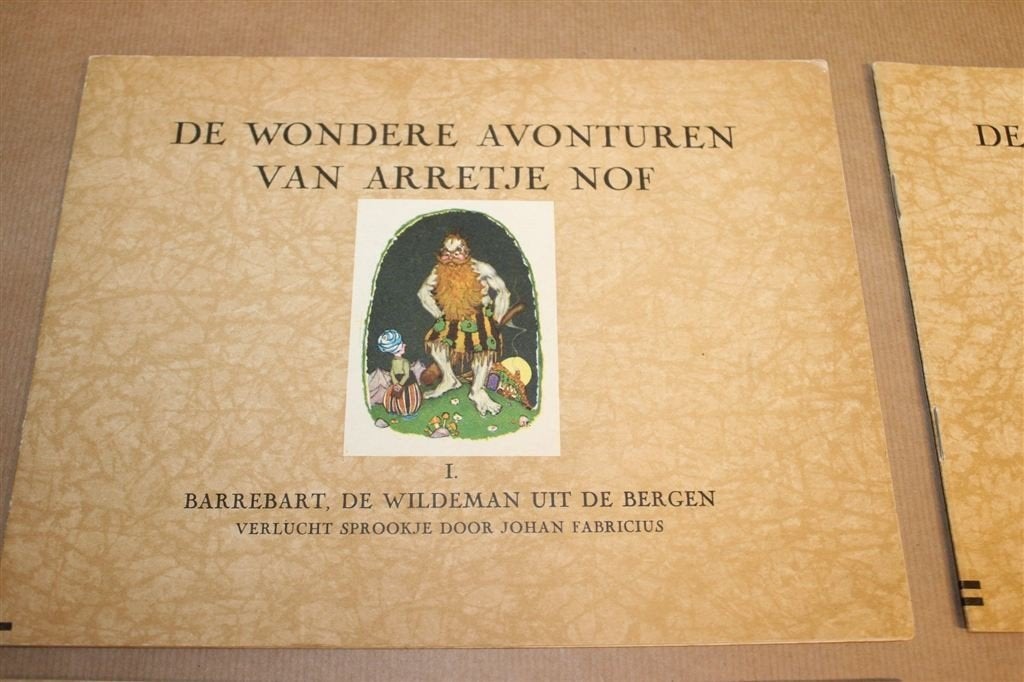 De Wondere Avonturen van Arretje Nof — 5 Delen ca. 1950, Ophalen of Verzenden, Gelezen