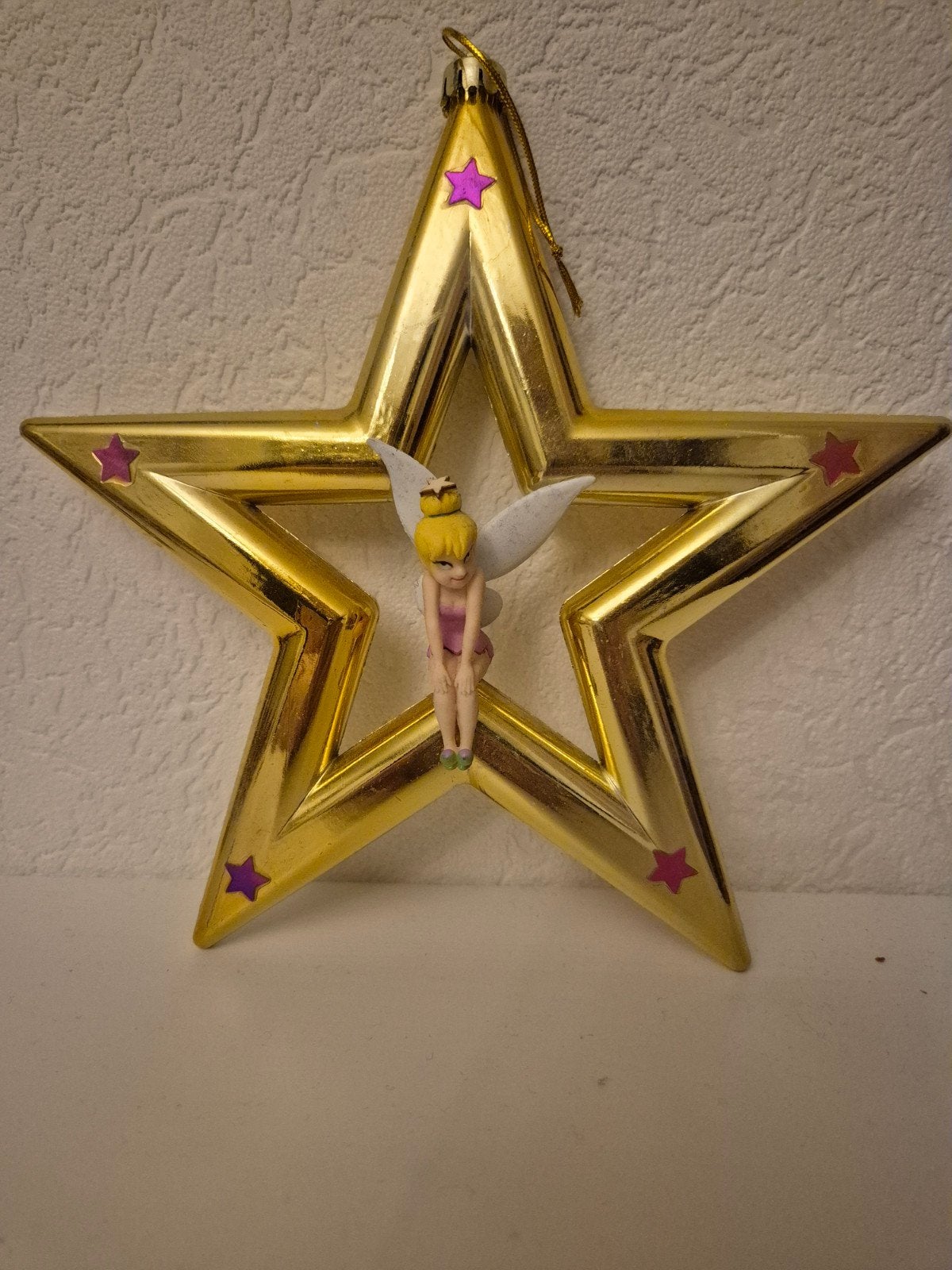 leuke ster hanger met Tinkerbell 

met o.a minnie.mickey.goo, Ophalen of Verzenden, Zo goed als nieuw