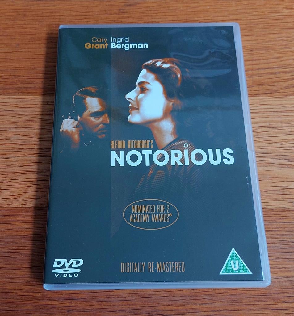Notorious ~ Hitchcock • Grant & Bergman, Alle leeftijden, Ophalen of Verzenden, Zo goed als nieuw, Komedie
