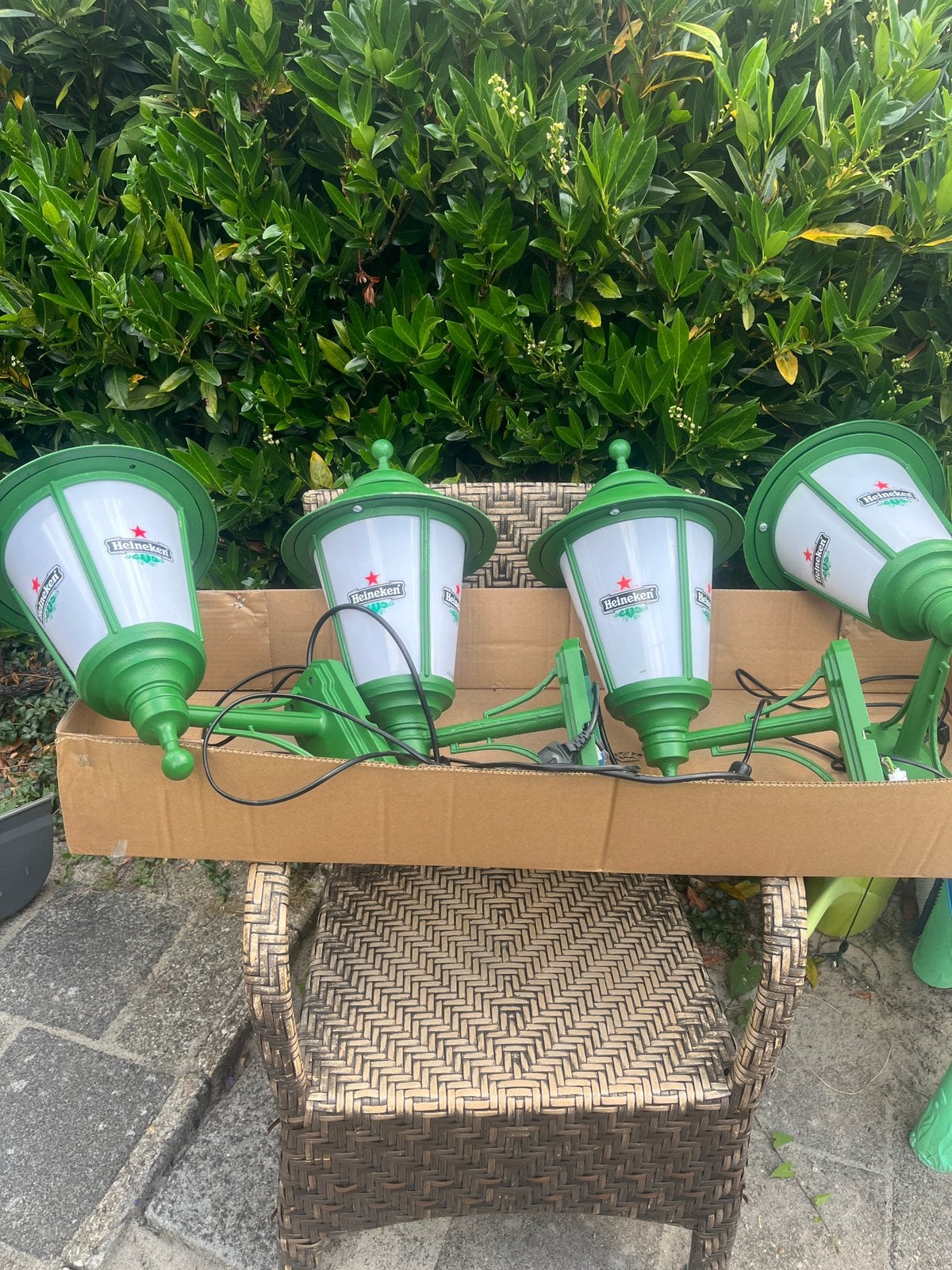 Heineken lantaarn/Heineken Lampen, Ophalen, Zo goed als nieuw, Heineken