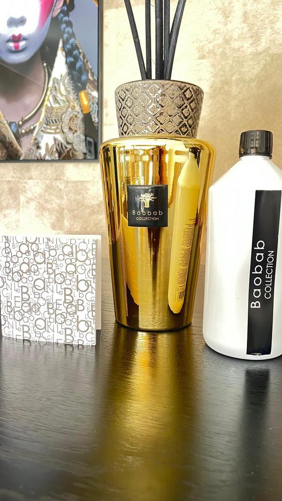 Baobab Totum Aurum 2 liter + Navulling 1 ltr- Z.g.a.n, Ophalen of Verzenden, Zo goed als nieuw, Overige materialen, Minder dan 25 cm