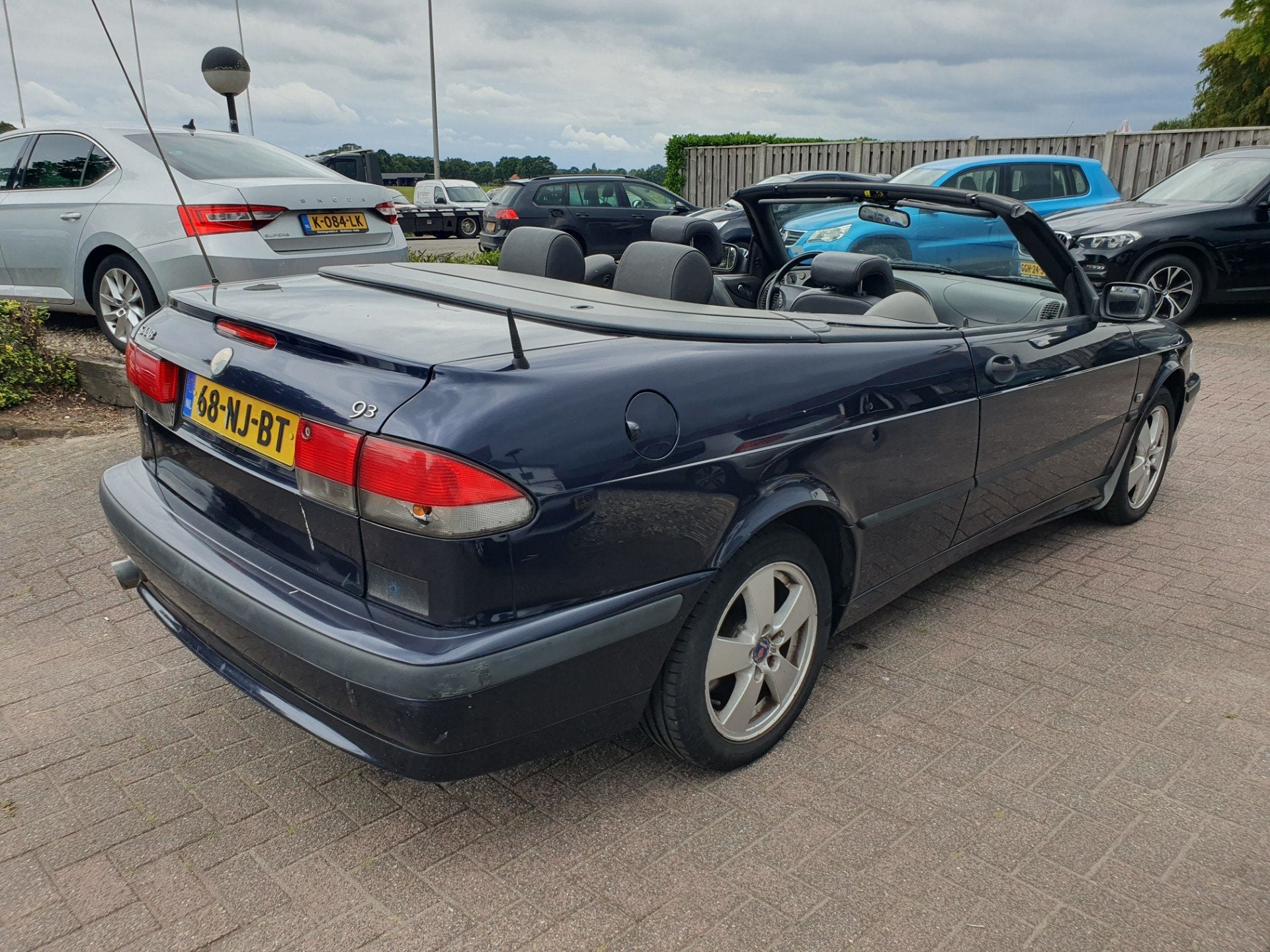 Saab 9-3 Cabrio 2.0t Anniversary LEER BJ 2002, Auto's, Voorwielaandrijving, Gebruikt, 4 cilinders, Leder
