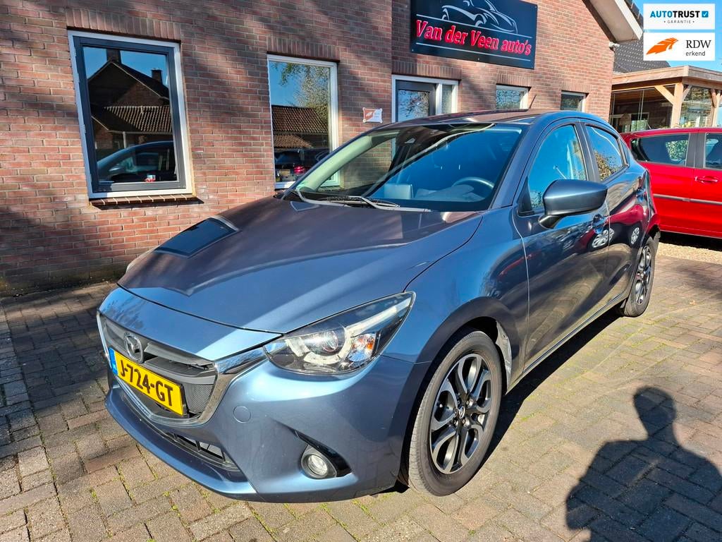 Mazda 2 1.5 Skyactiv-G GT-M Line. Zeer netjes en goed onderh, Voorwielaandrijving, Stof, Gebruikt, 4 cilinders