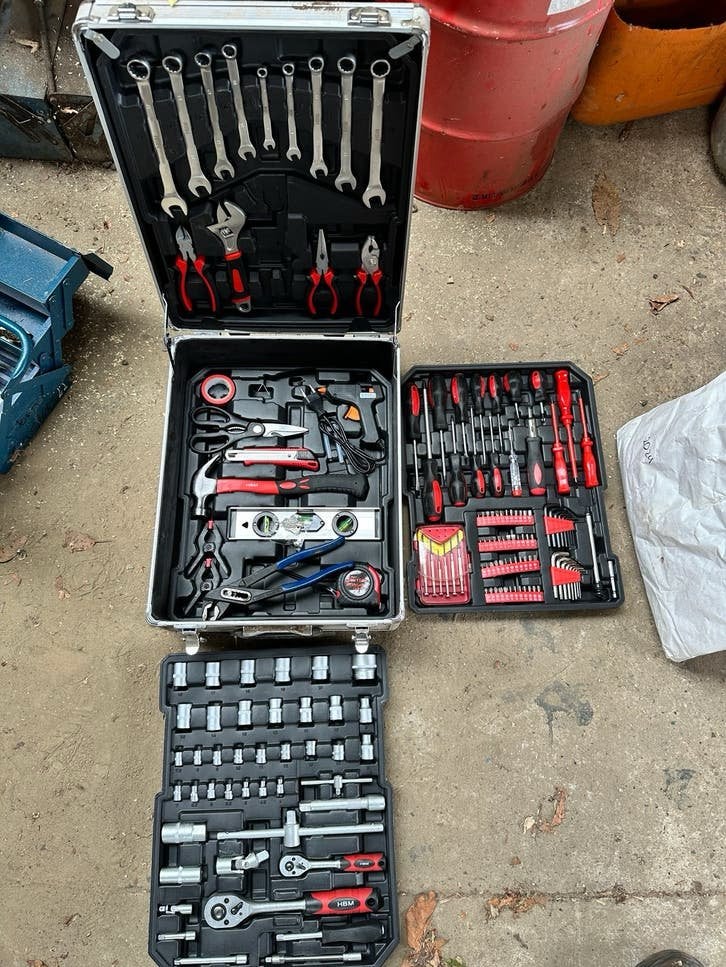 Gereedschapskoffer - Uitgebreide Set, Ophalen, Gebruikt, Gereedschapsset, Overige merken
