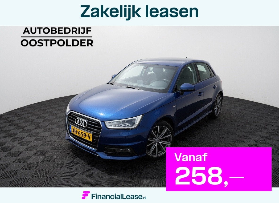 Audi A1 Sportback 1.0 TFSI Advance Sport Automaat, Stof, 49 €/maand, Bedrijf, 1065 kg