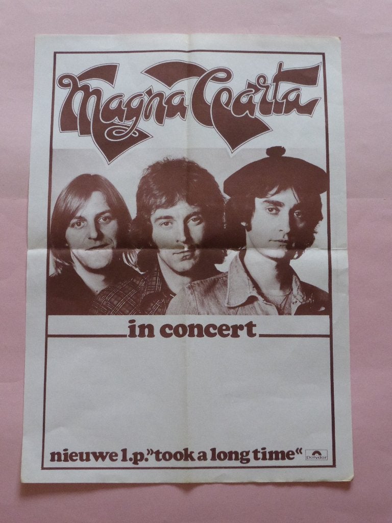 Magna Carta tour poster, Cd's en Dvd's, Vinyl | Rock, Gebruikt, Overige formaten, Ophalen of Verzenden, Folk Rock