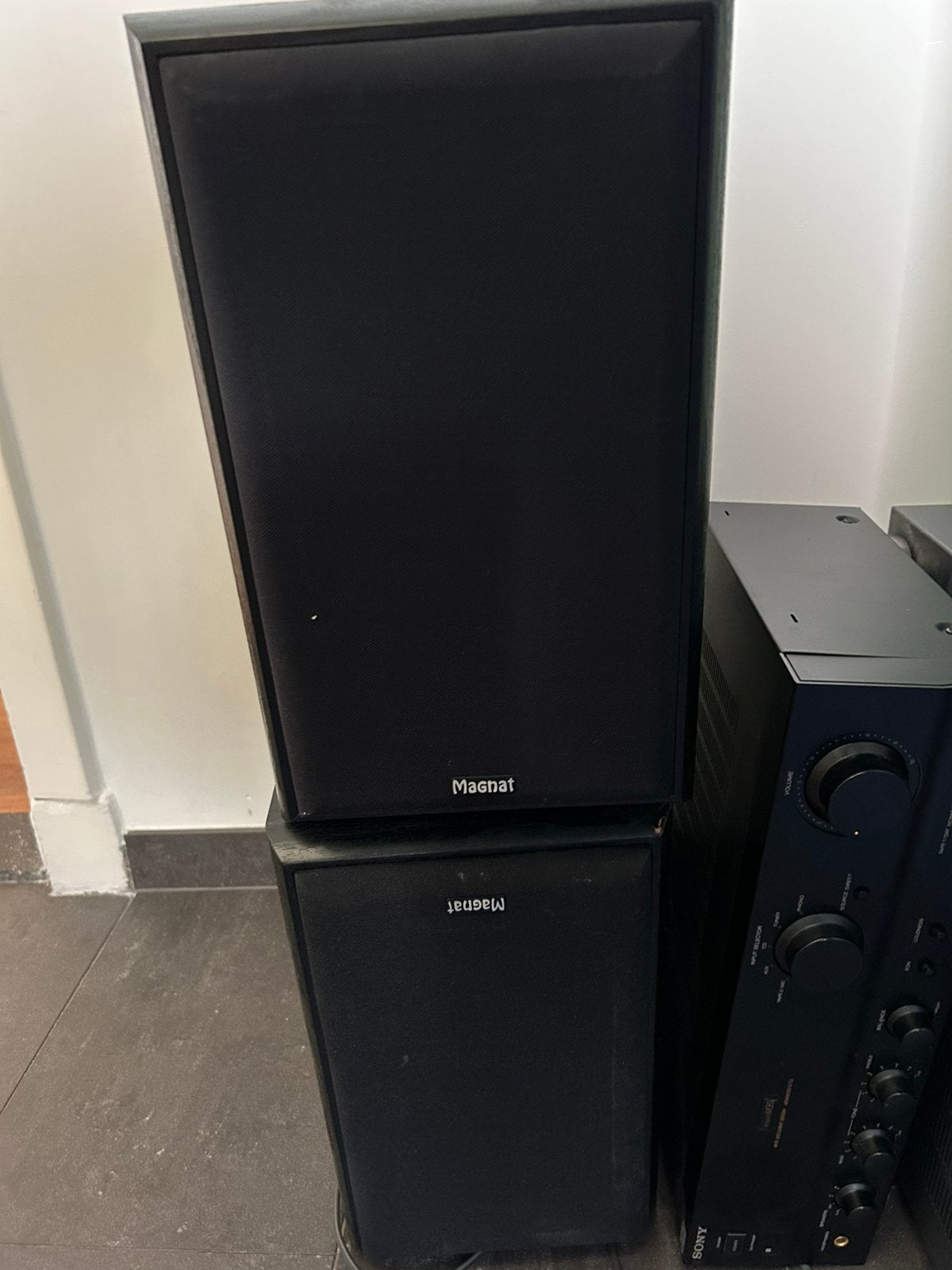 Magnet luidsprekers, Audio, Tv en Foto, Luidsprekers, Ophalen, Gebruikt, Magnat, 60 tot 120 watt