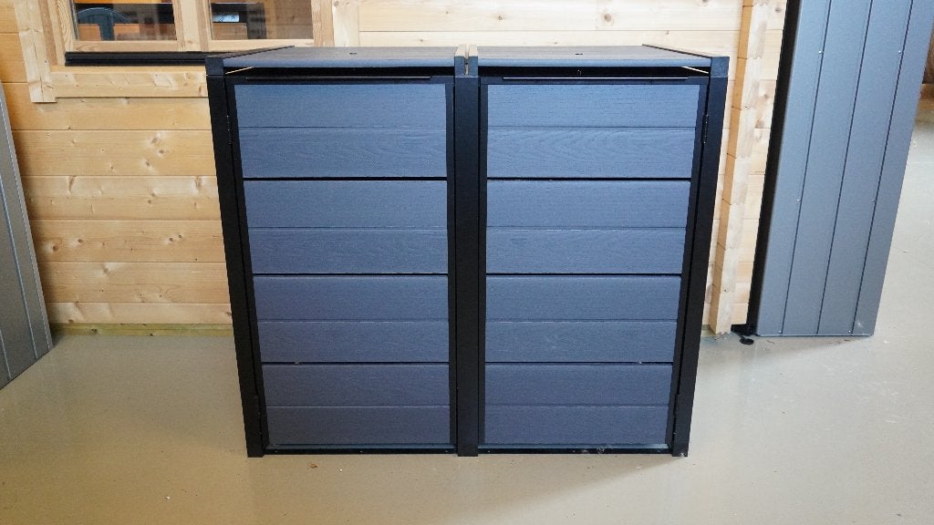 Keter Hide-Away 2x 240L Containerberging, Ophalen, Zo goed als nieuw, Kunststof, Containerberging