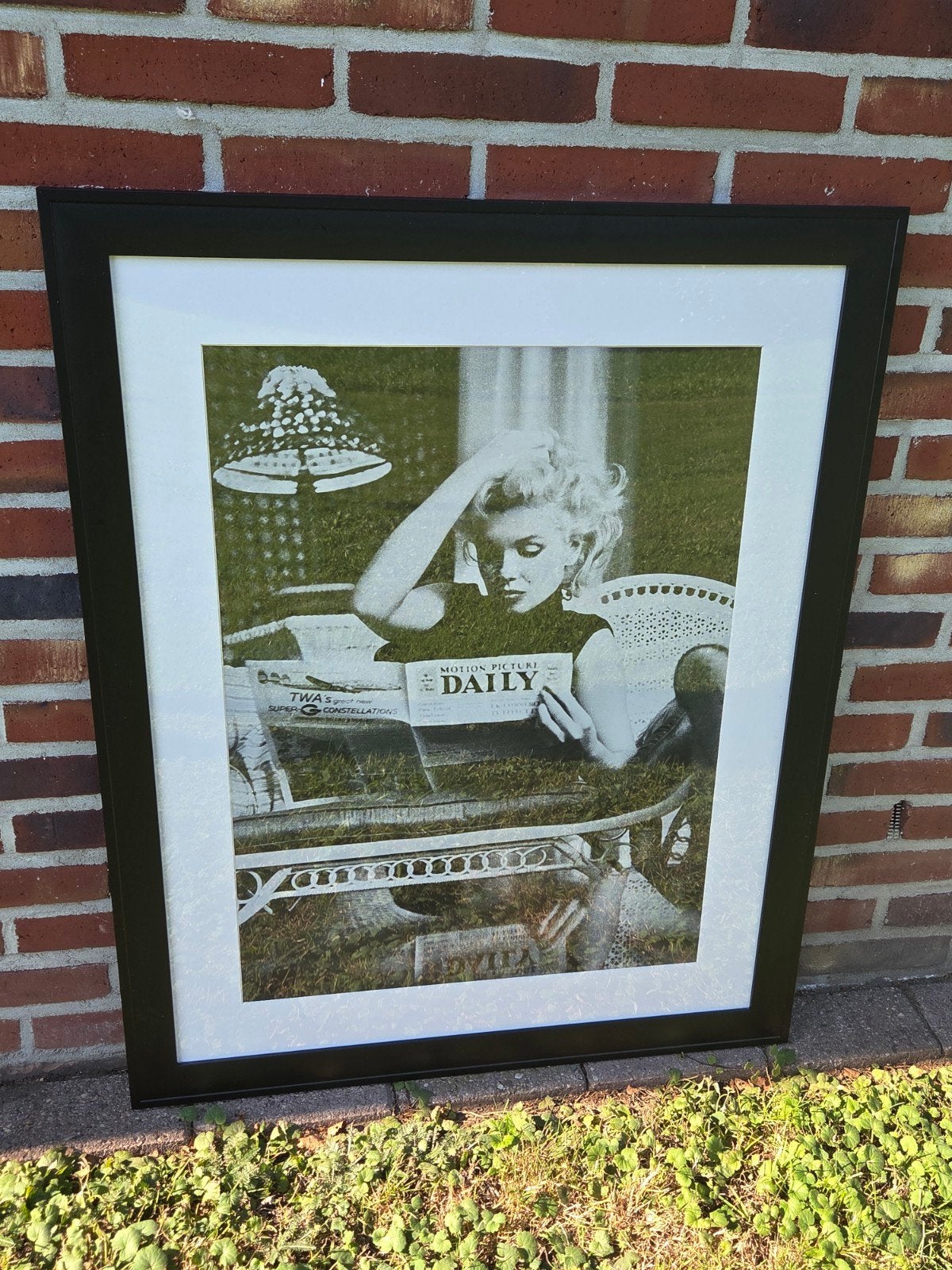 Grote lijst met Marilyn Monroe poster (75x94 cm), Ophalen
