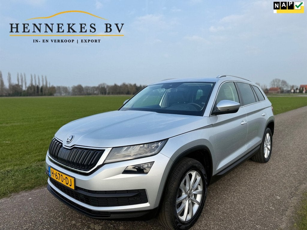 Skoda Kodiaq 1.5 TSI Business Edition export btw/ bpm lees t, Auto's, Skoda, 4 cilinders, 150 pk, Leder en Stof, Automatische klimaatregeling
