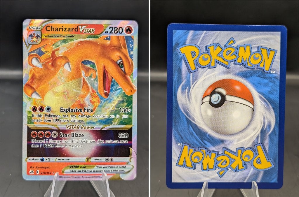 Charizard VSTAR Crown Zenith (CRZ 019) - Near Mint, Ophalen of Verzenden, Zo goed als nieuw, Losse kaart