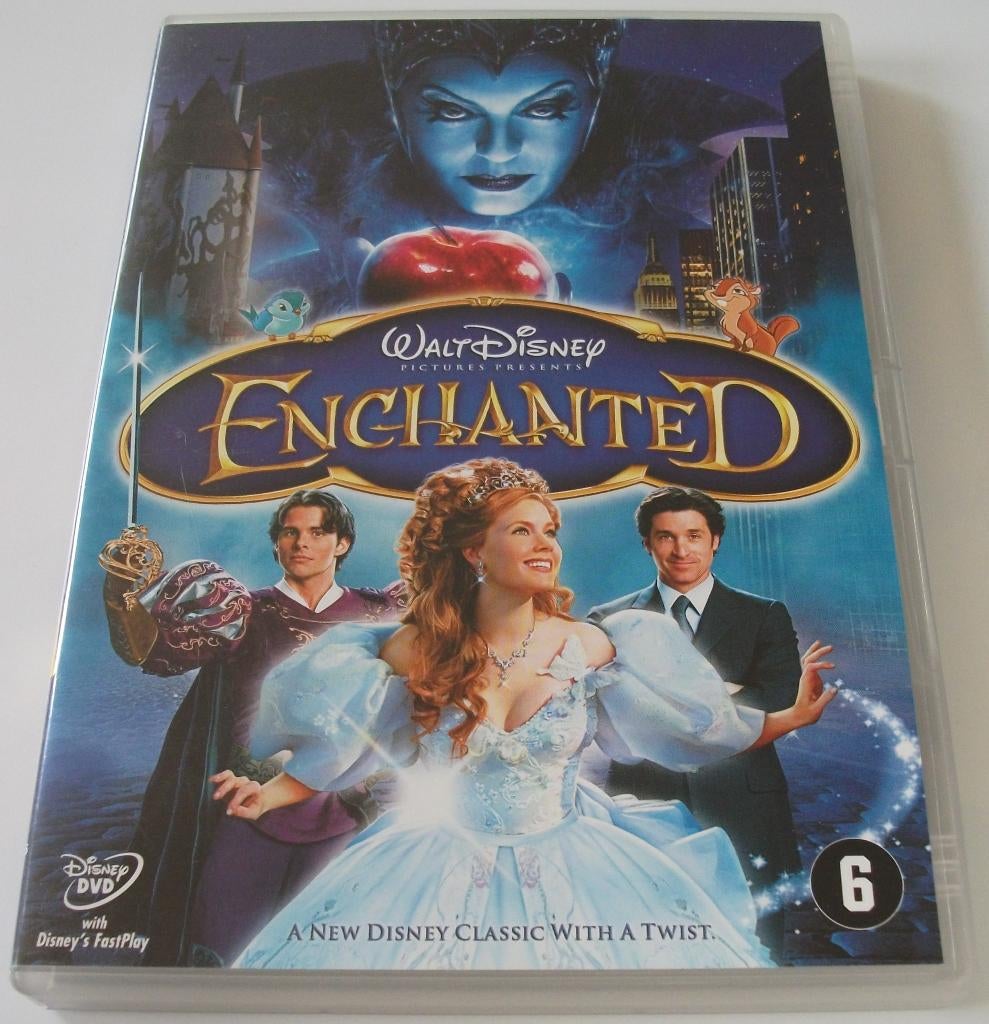 Dvd *** ENCHANTED *** Walt Disney, Avontuur, Ophalen of Verzenden, Zo goed als nieuw, Vanaf 6 jaar