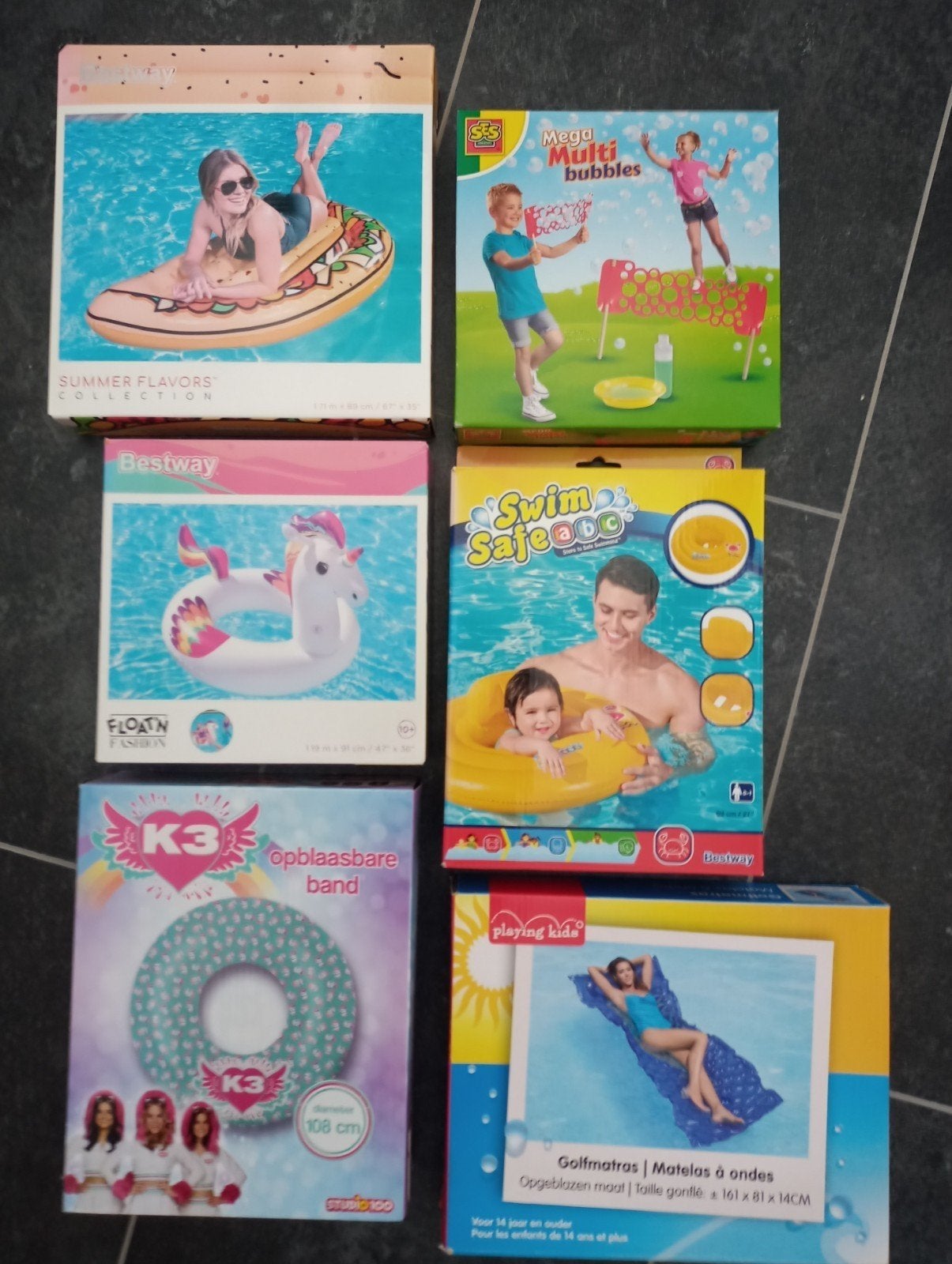 Diverse opblaas spullen luchtbed, zwemband K3, Kinderen en Baby's, Ophalen