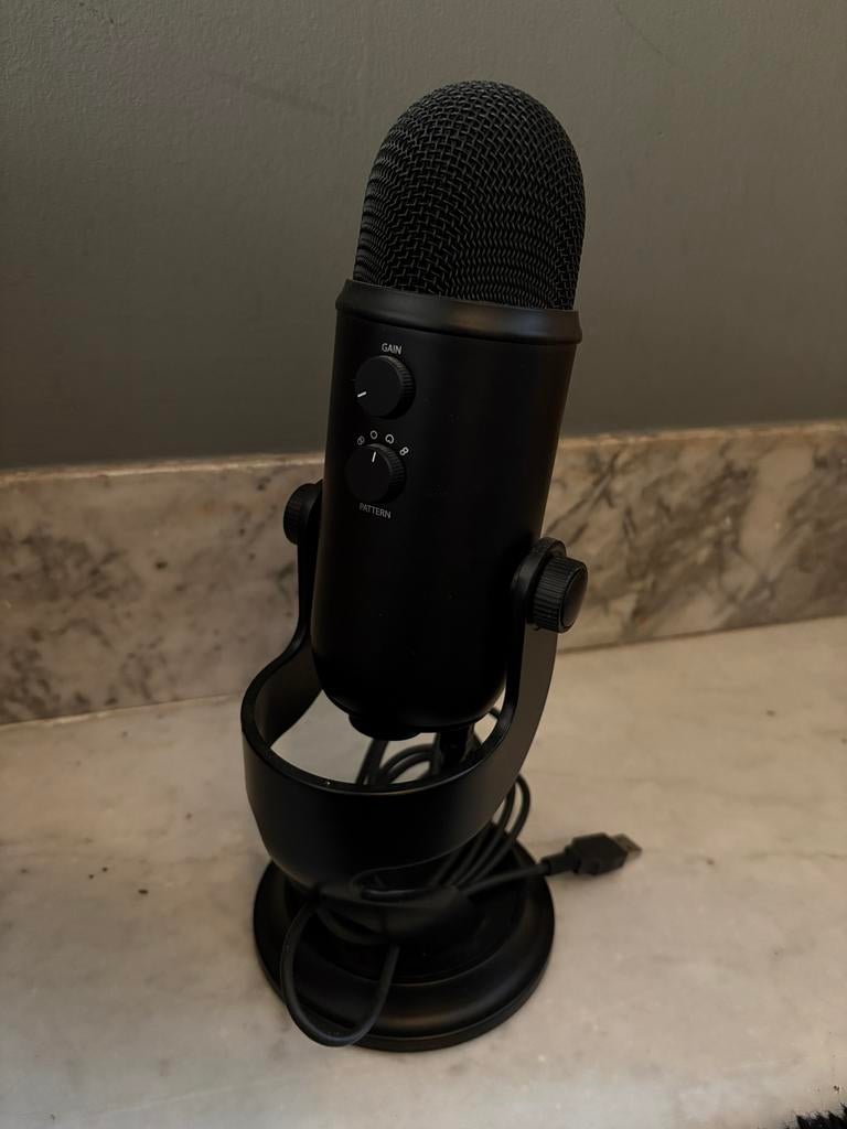 blue yeti microphone, Ophalen, Zo goed als nieuw, Studiomicrofoon