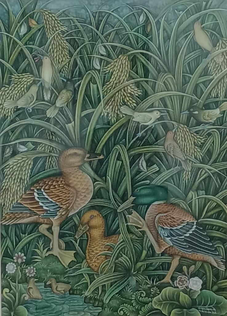 Schilderij Bali, Ophalen