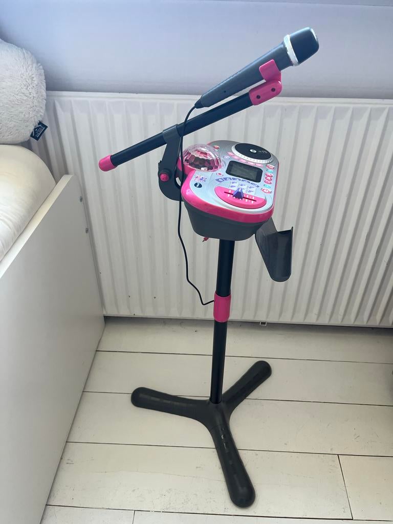 VTech Kidi Super Star Karaoke Microfoon met Standaard, Ophalen, Zo goed als nieuw