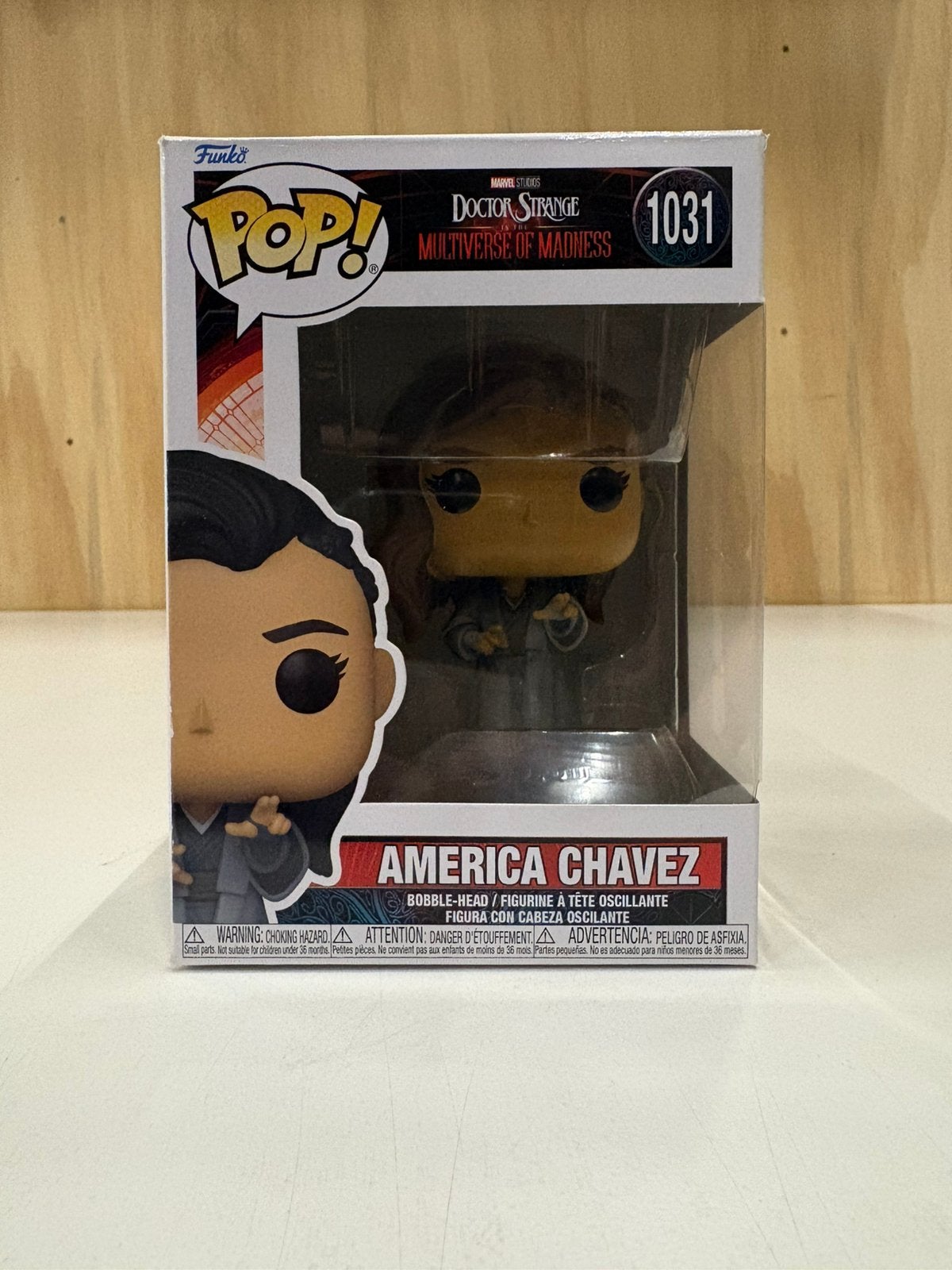 Funko Pop Marvel America Chavez - 1031, Verzamelen, Poppetjes en Figuurtjes, Zo goed als nieuw, Ophalen of Verzenden