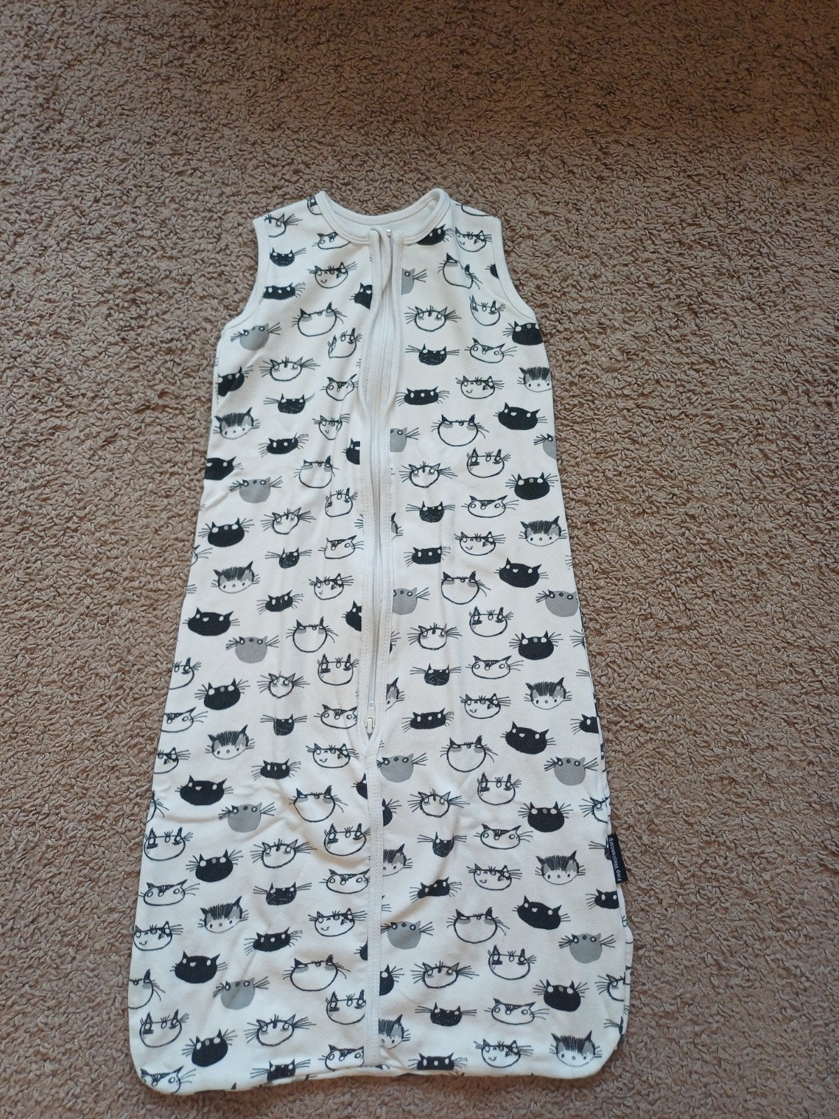 Pim & Pom slaapzak mast 68 /80cm  zwart / wit zonder mouwen., Kinderen en Baby's, Ophalen of Verzenden, Zo goed als nieuw, 70 tot 85 cm