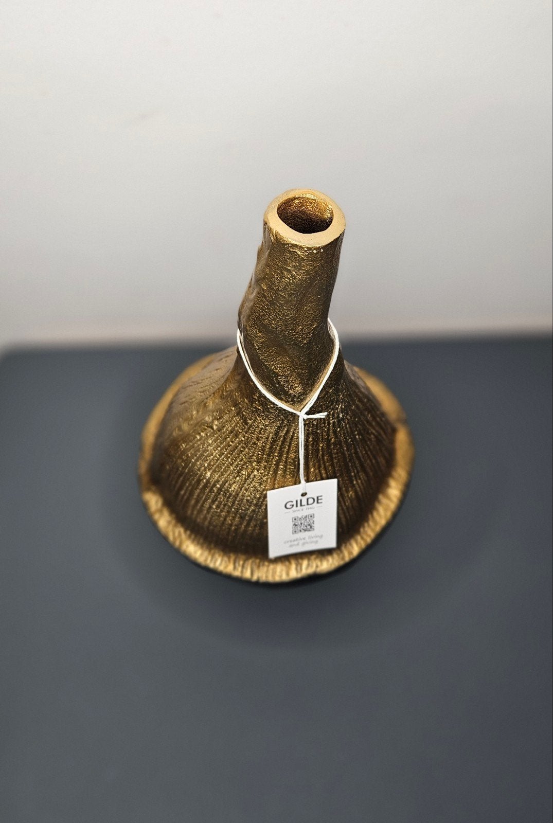 Vaas 'Bloembol' H.36cm, Gilde Handwerk, Export@Gildehandwerk.com, Nieuw, Ophalen of Verzenden