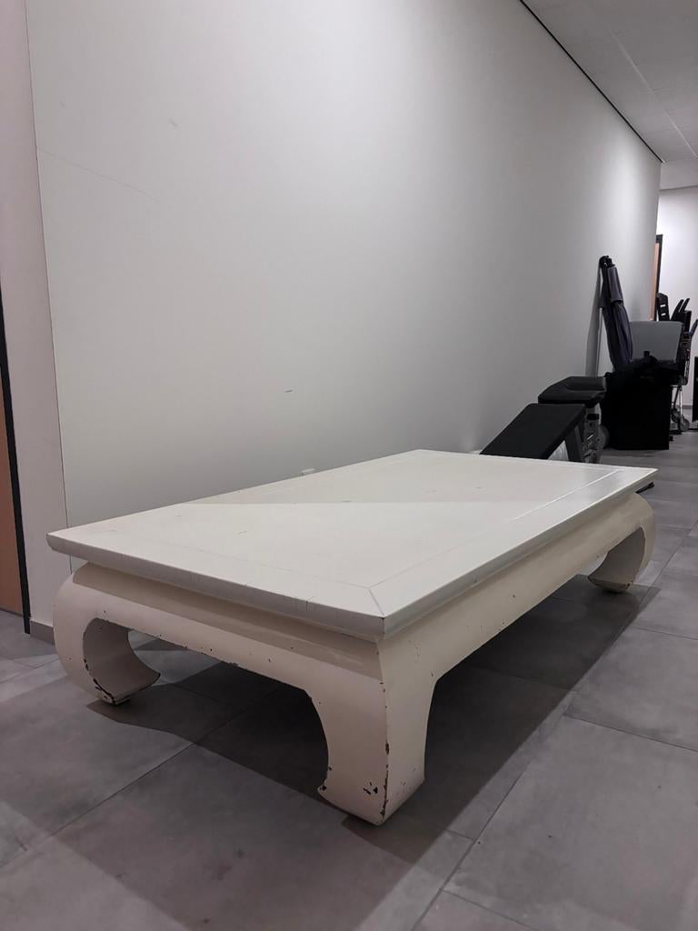 Opium Salontafel, Huis en Inrichting, Tafels | Salontafels, Ophalen, Gebruikt, 100 tot 150 cm, Teakhout