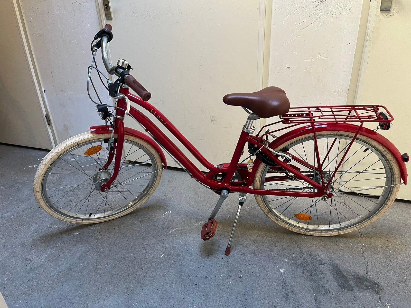 Meisjes fiets! 24 inch., Ophalen, 24 inch, Elops, Handrem