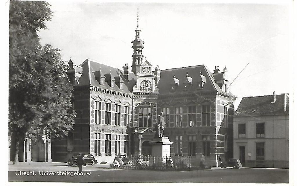 Utrecht- -Universiteitsgebouw., Verzenden, 1940 tot 1960, Gelopen, Utrecht