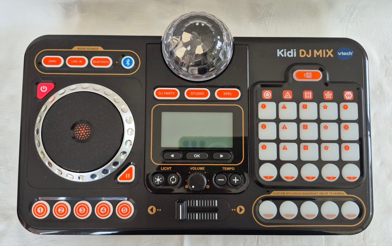 VTech Kidi DJ Mix met koptelefoonaansluiting, Ophalen of Verzenden, Gebruikt, Elektronica, Met licht