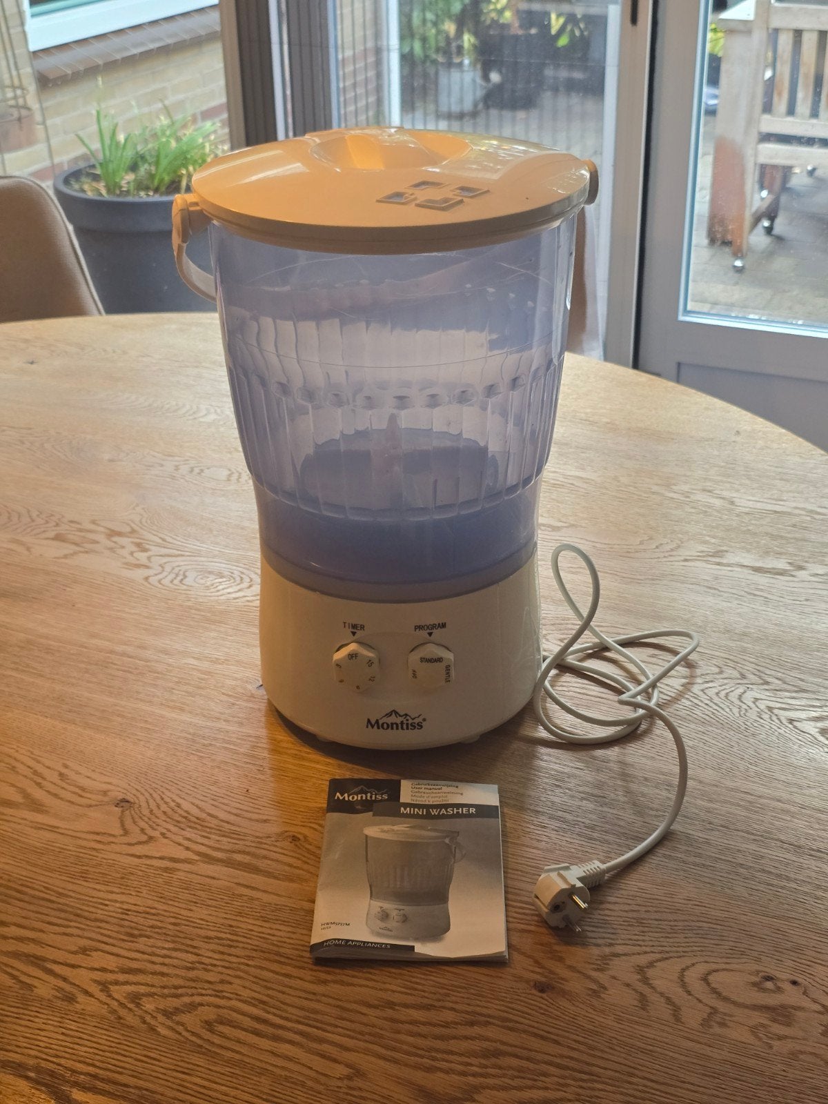 Montiss HWM5757M Mini Wasmachine - Compact & Draagbaar, Caravans en Kamperen, Ophalen of Verzenden, Zo goed als nieuw