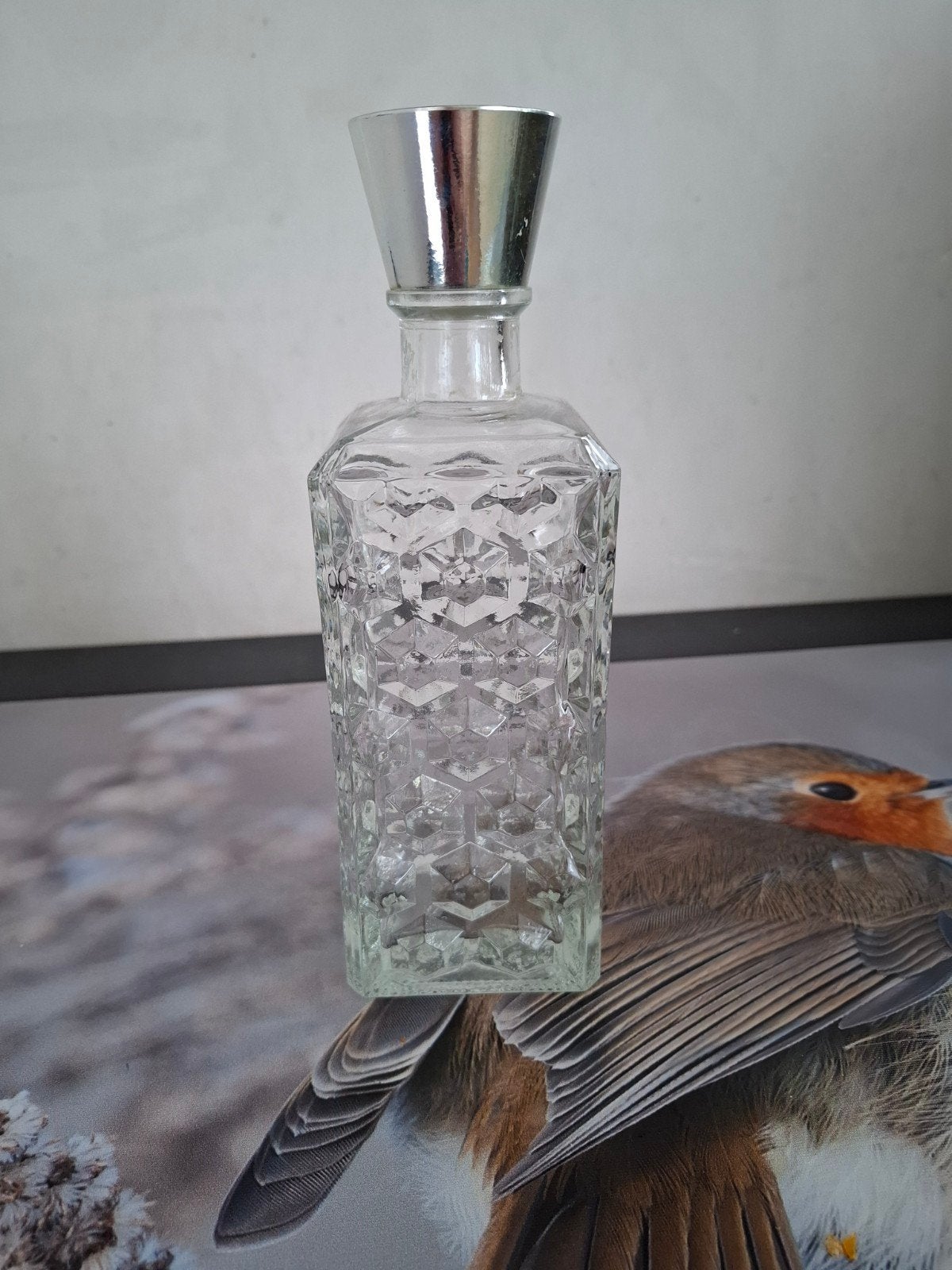 Vintage Franse Saverglass Karaf Jaren '70, Antiek en Kunst, Antiek | Glas en Kristal, Ophalen of Verzenden