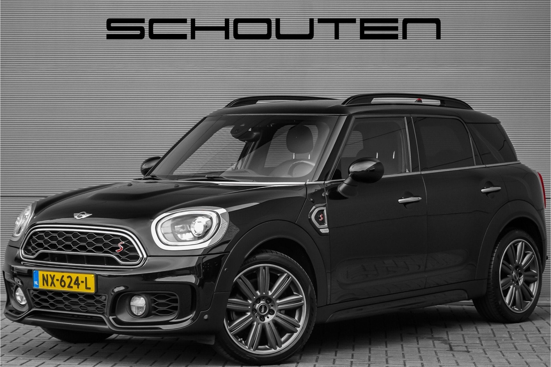MINI Countryman 2.0 Cooper S Chili Leder Navi H/K PDC 19", Auto's, Gebruikt, 1435 kg, Zwart, SUV of Terreinwagen