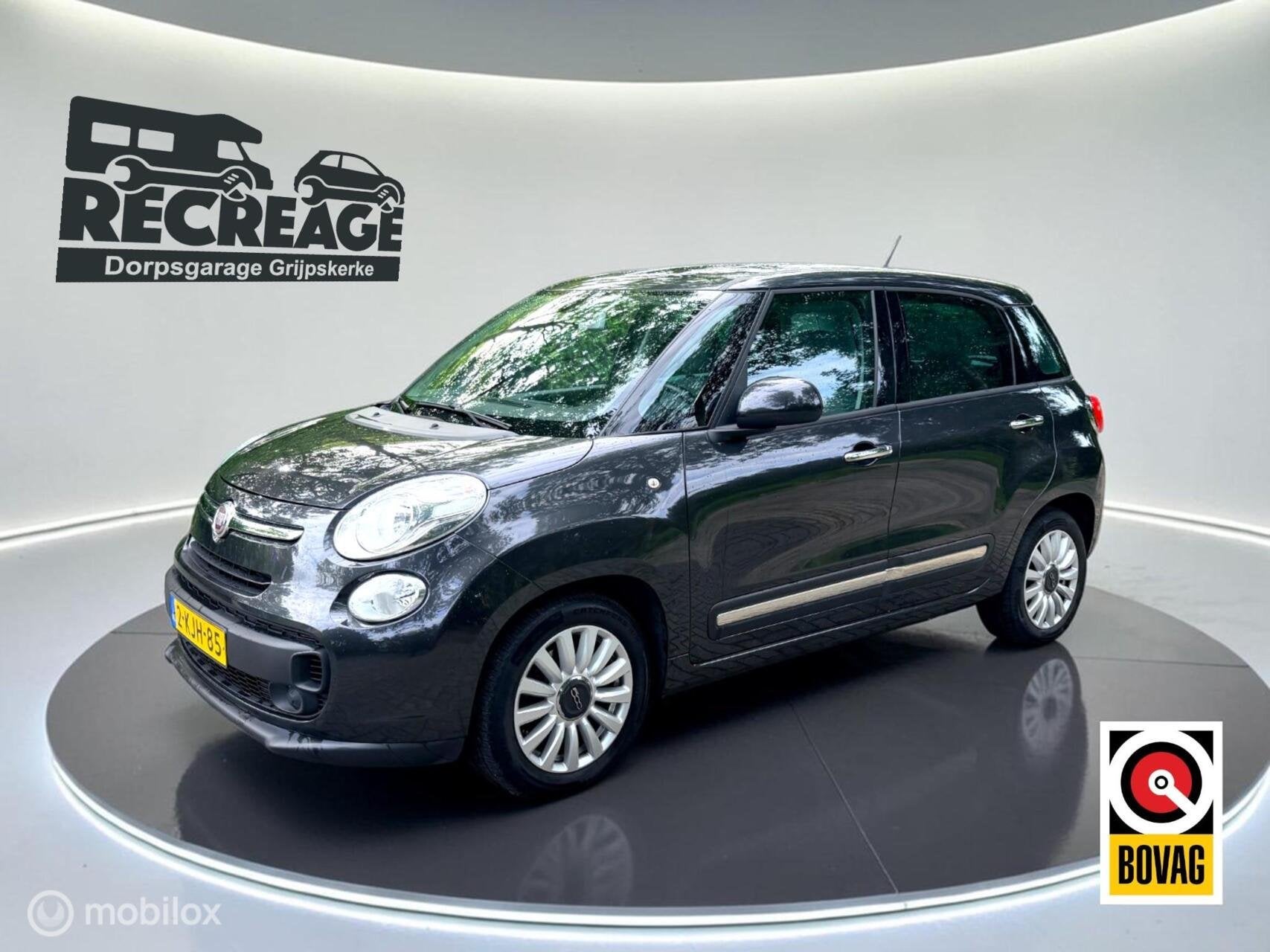 Fiat 500 L 0.9 TwinAir Easy Eco | Hoge zit | Airco | Cruise, Gebruikt, Euro 6, Met garantie (alle), Origineel Nederlands