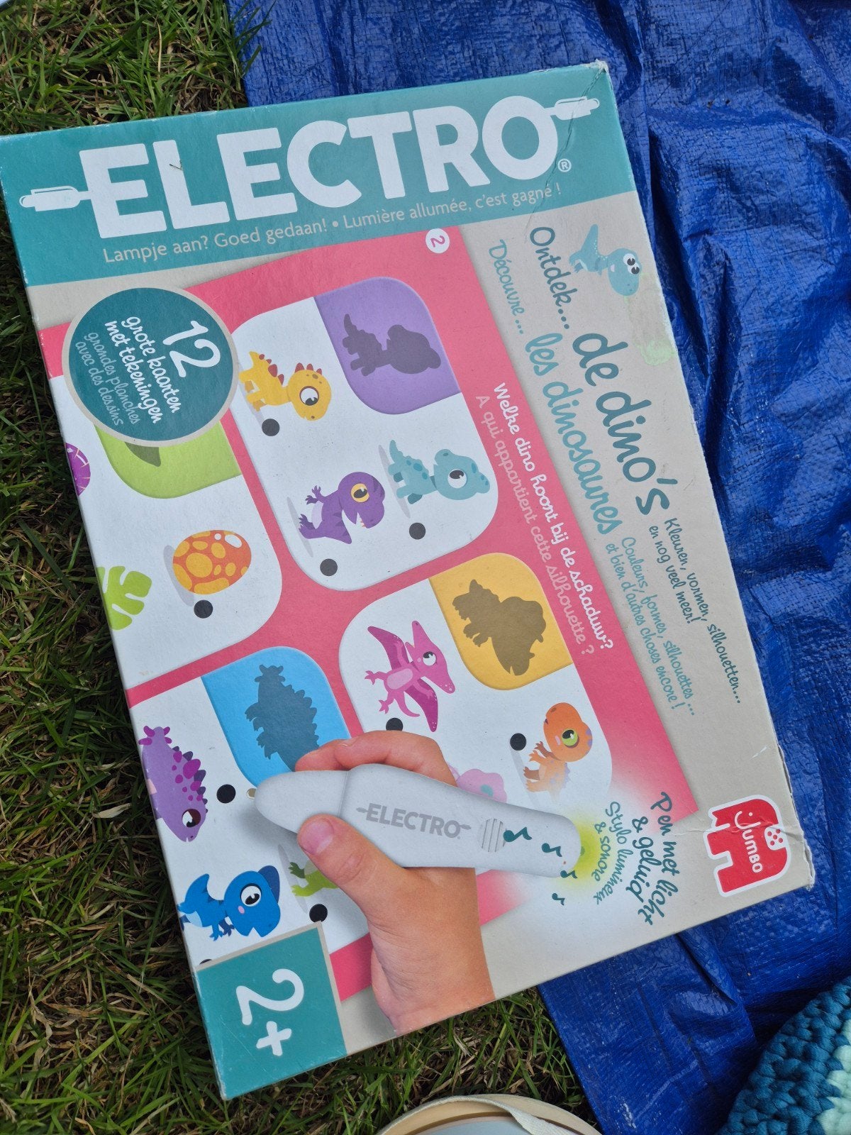 Jumbo Electro: Ontdek de Dino's - Educatief Spel, Ophalen of Verzenden, Zo goed als nieuw, Puzzelen, Met licht