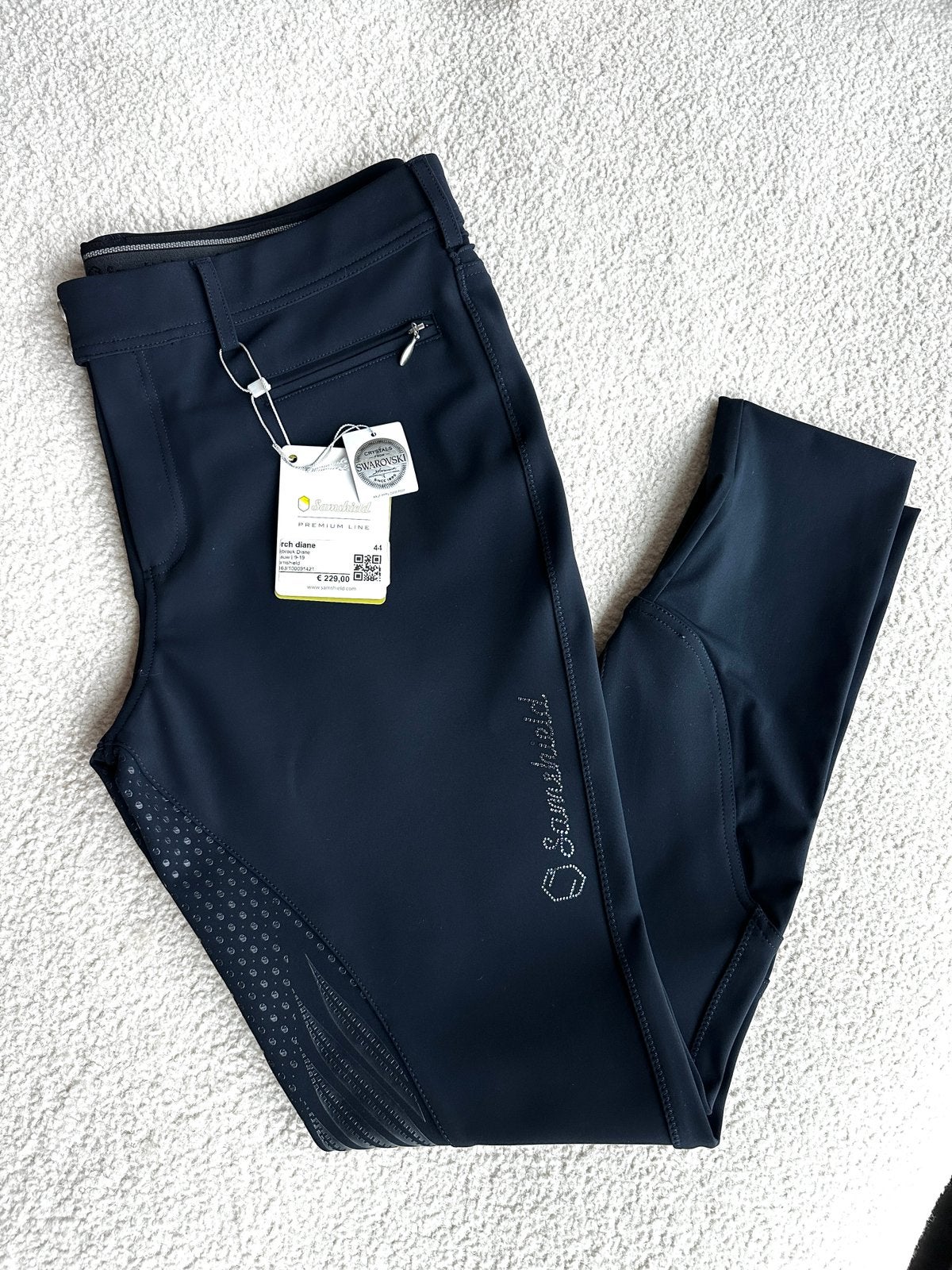 Samshield rijbroek Diane donkerblauw, Dieren en Toebehoren, Blauw, L, Nieuw, Dames